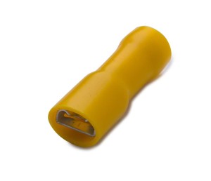 NASUWKA CAŁKOWICIE IZOLOWANA Z ANTYWIBRACYJNĄ TULEJKĄ MIEDZIANĄ, 6-6.3/0.8, PVC, ZAKRES 4-6 MM2, ŻÓŁTY, OPAKOWANIE 50 SZTUK MODEL BM00392