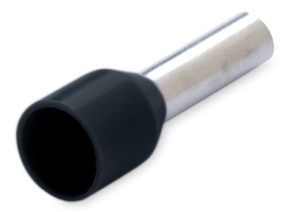 KOŃCÓWKA TULEJKOWA IZOLOWANA, 6/12, 6 MM2, CZARNA, OPAKOWANIE 100 SZTUK MODEL BM00510