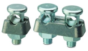 ZACISK DO UZIEMIEŃ JEDNOŚRUBOWY, MOSIĄDZ, 50 MM2, ŚR10, OPAKOWANIE 25 SZTUK MODEL BM22