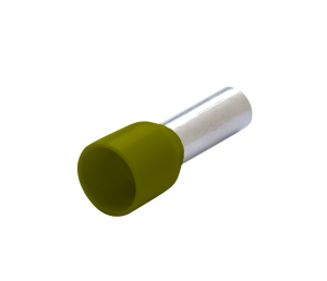KOŃCÓWKA TULEJKOWA IZOLOWANA, 50/20, 50 MM2, OLIWKOWY, OPAKOWANIE 50 SZTUK MODEL BM00518