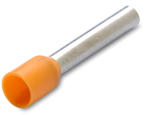 KOŃCÓWKA TULEJKOWA IZOLOWANA, 4/18, 4 MM2, POMARAŃCZOWA, OPAKOWANIE 100 SZTUK MODEL BM00709
