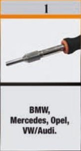 NARZĘDZIE ODBL.DO WTYCZEK SAM. BMW,OPEL,MERCEDES, VW/AUDI