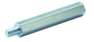 Wspornik dystansowy, gwint M6, wysokośc 30 mm, stal oczynkowana, opakowanie 50 sztuk