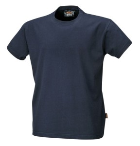 T-SHIRT WORK 100% BAWEŁNY, 180 G/M2, KRÓTKI RĘKAW, PRZEWIEWNY, KOLOR GRANATOWY, MODEL 7548BL