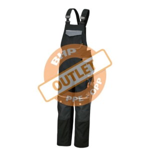 SPODNIE ROBOCZE NA SZELKACH, PŁÓTNO T/C, WSTAWKI Z CORDURY I REFLEX 3M SCOTHLITE, 280 G/M2, KOLOR CZARNO-SZARY, MODEL 7823