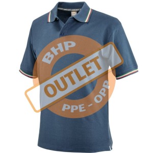 KOSZULKA POLO TRICOLOR R.KR.GRANAT.XXL