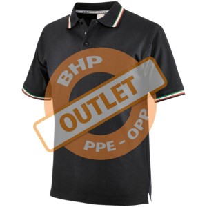 KOSZULKA POLO TRICOLOR R.KR.CZARNA