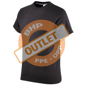 T-SHIRT 145 100% BAWEŁNY, CZARNY