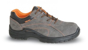 PÓŁBUTY BEZPIECZNE S1P ZAMSZOWE PERFOROWANE, PODNOSEK POLIMEROWY, WKŁADKA ANTYPRZEBICIOWA Z WŁÓKNA KOMPOZYTOWEGO, MODEL 7210BKK