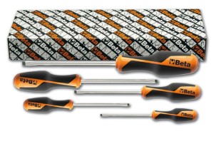 KOMPLET WKRĘTAKÓW PŁASKICH BETAGRIP 1264, 2,5X60-6,5X150MM, 5 SZTUK, W KARTONIE, MODEL 1264/S5