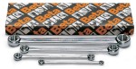 KOMPLET KLUCZY OCZKOWYCH DWUSTRONNYCH PROFIL TORX WEWNĘTRNY 95FTX, E6XE24, 4 SZTUKI, W KARTONIE, MODEL 95FTX/S4