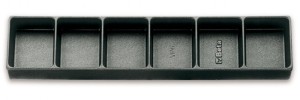 WKŁAD PROFILOWANY TWARDY Z PRZEGRODAMI, MODEL 8888/VP6, 580X120X45