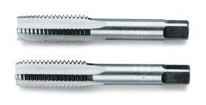 KOMPLET 2 GWINTOWNIKÓW RĘCZNYCH, MODEL 433ASF, STAL CHROMOWA, GWINT UNF 9/16