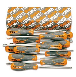 KOMPLET KLUCZY NASADOWYCH Z GŁĘBOKĄ NASADKĄ, Z RĘKOJEŚCIĄ, 944BX, 4-14MM, 12 SZTUK, W KARTONIE, MODEL 944BX/S12