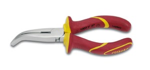 SZCZYPCE PŁASKIE, ODGIĘTE O 45 STOPNI, W IZOLACJI DO 1000V, MODEL 1164MQ, 160MM