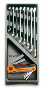 WKŁAD PROFILOWANY TWARDY Z ZESTAWEM 15 NARZĘDZI, MODEL 2424/T22