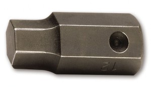 KOŃCÓWKA WKRĘTAKOWA UDAROWA Z TRZPIENIEM SZEŚCIOKĄTNYM, ZABIERAK 16MM, MODEL 727ES16, 22MM