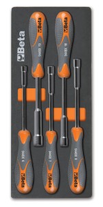 WKŁAD PROFILOWANY MIĘKKI Z ZESTAWEM 5 KLUCZY NASADOWYCH 944BX, 6-13MM, MODEL 2450/M227