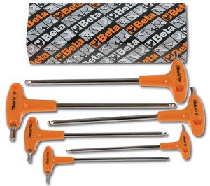 KOMPLET KLUCZY TRZPIENIOWYCH KĄTOWYCH SZEŚCIOKĄTNYCH 96TBP, 2,5-8MM, 6 SZTUK, W KARTONIE, MODEL 96TBP/S6