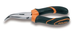 SZCZYPCE PÓŁOKRĄGŁE, ODGIĘTE O 45 STOPNI, RĘKOJEŚCI Z KOMPOZYTU DWUMATERIAŁOWEGO, MODEL 1168BM, 160MM