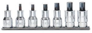 KOMPLET NASADEK 920XZN, M4MM-M14MM, 7 SZTUK, NA SZYNIE METALOWEJ, MODEL 920XZN/SB7