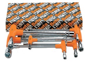 KOMPLET KLUCZY NASADOWY KĄTOWY Z REKOJEŚCIĄ 941, 7-13MM, 7 SZTUK, W KARTONIE, MODEL 941/S7