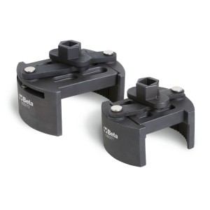 KLUCZ SAMONASTAWNY DO FILTRÓW OLEJOWYCH DWUKIWERUNKOWY, WERSJA WZMOCNIONA 80-110MM, MODEL 1493Y/1