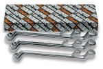 KOMPLET KLUCZY OCZKOWYCH DWUSTRONNYCH ODSADZONYCH 90, 6-22MM, 8 SZTUK, W KARTONIE, MODEL 90/S8