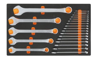 WKŁAD PROFILOWANY MIĘKKI DO ZESTAWU NARZĘDZI 2450/M10, PUSTY, MODEL 2451/MV10