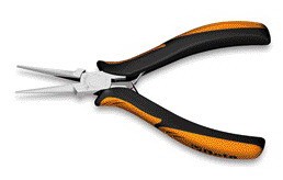 SZCZYPCE PÓŁOKRĄGŁE, DLA ELEKTRONIKÓW, RĘKOJEŚCI Z KOMPOZYTU DWUMATERIAŁOWEGO, MODEL 1178BM, 140MM