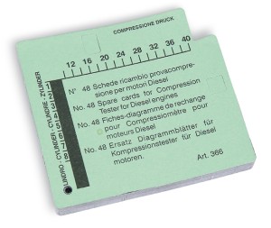 KARTA POMIAROWA DO PRZYRZĄDU 960CMB, MODEL 960CMB/K, (48 SZTUK)