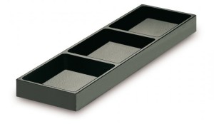 WKŁAD PROFILOWANY TWARDY Z PRZEGRODAMI, MODEL 8888/VP-3SC, 129X410X45
