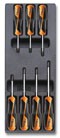WKŁAD PROFILOWANY TWARDY Z ZESTAWEM 7 WKRĘTAKÓW BETA GRIP, 1267TX, T6-T20, MODEL 2424/T205